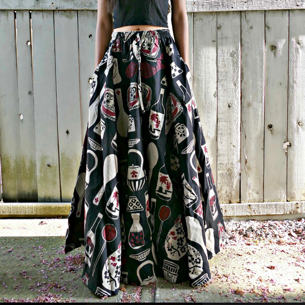 Long Skirt - Sake Japanese Art