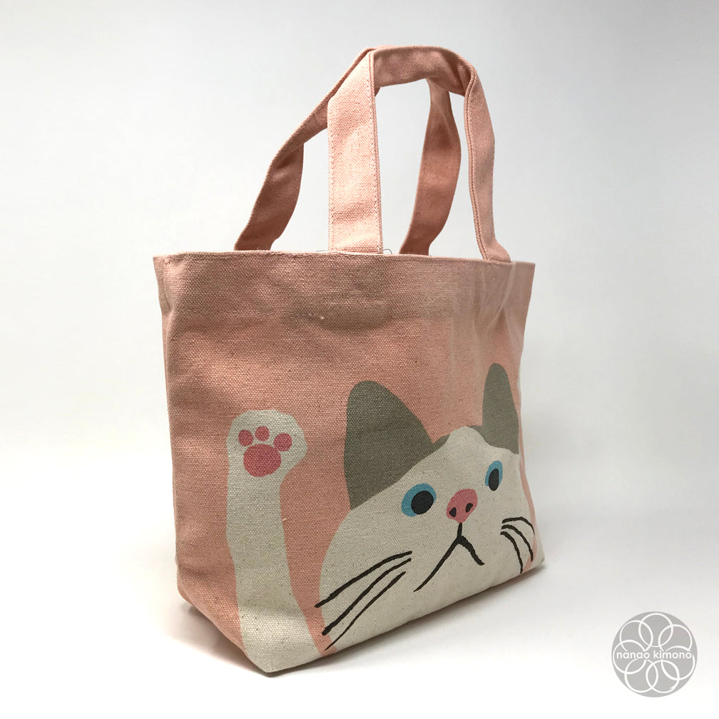 Tote Bag S - Cat Taachan Pink