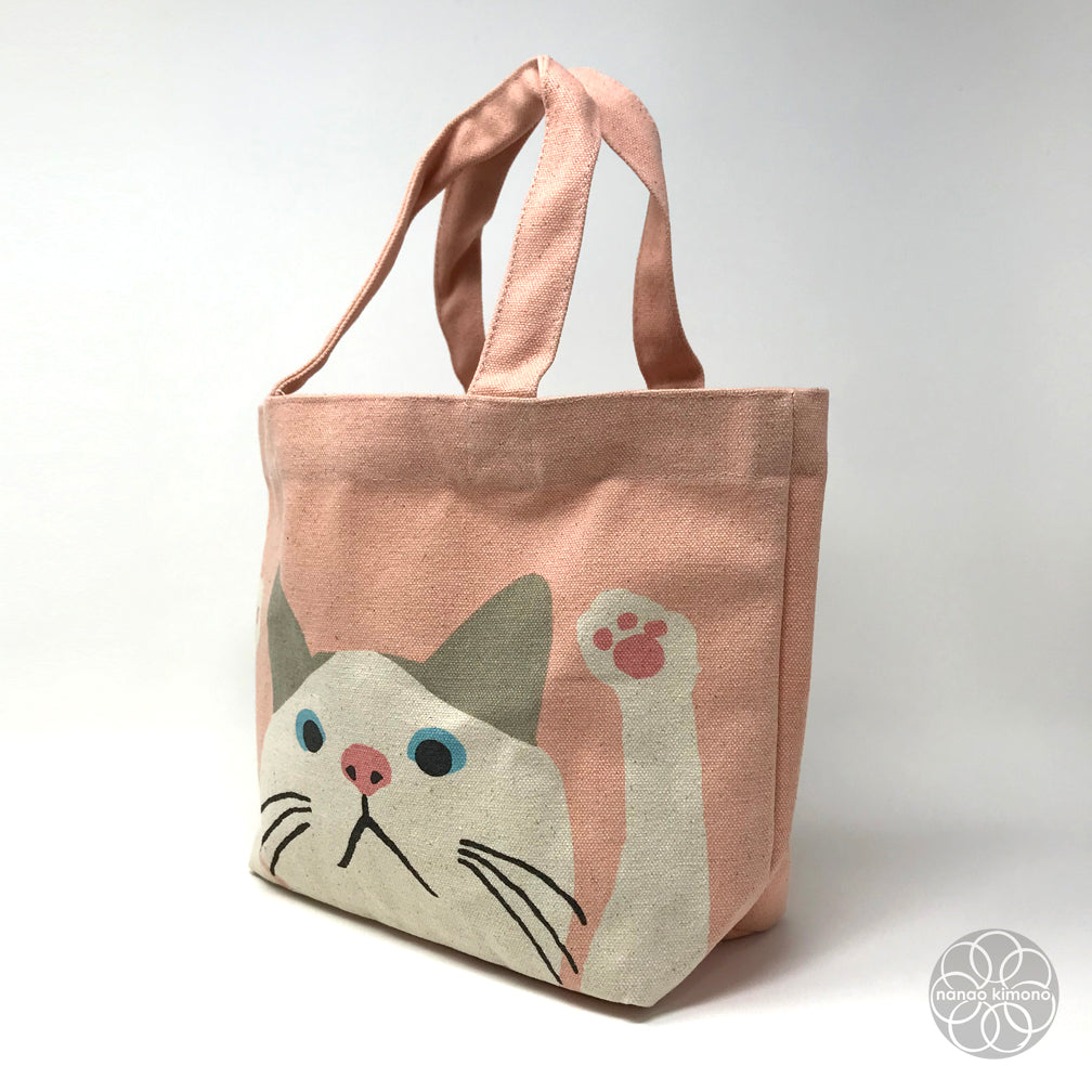 Tote Bag S - Cat Taachan Pink