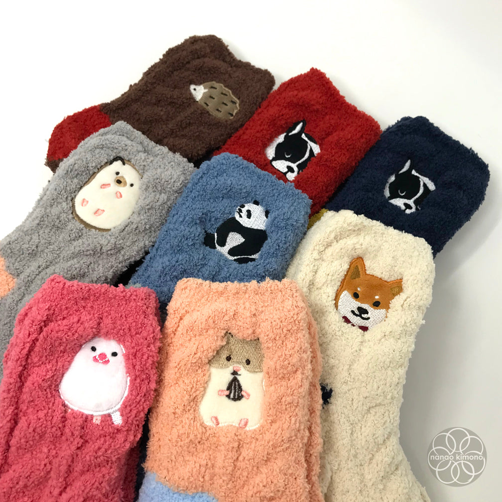 Reading Socks - French Bulldog Red