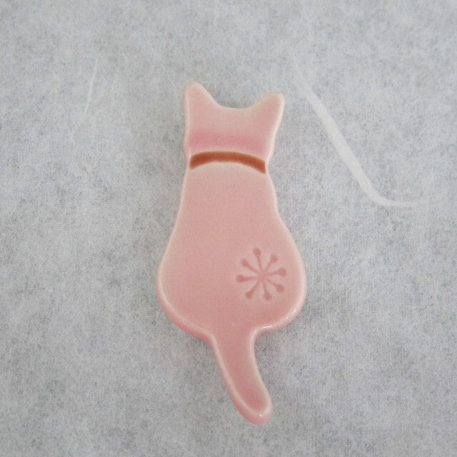 Chopstick Rest - Cat (Pink)