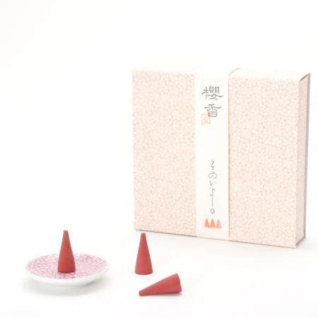 Incense Corn + Holder - Sakura