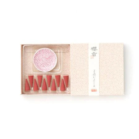 Incense Corn + Holder - Sakura