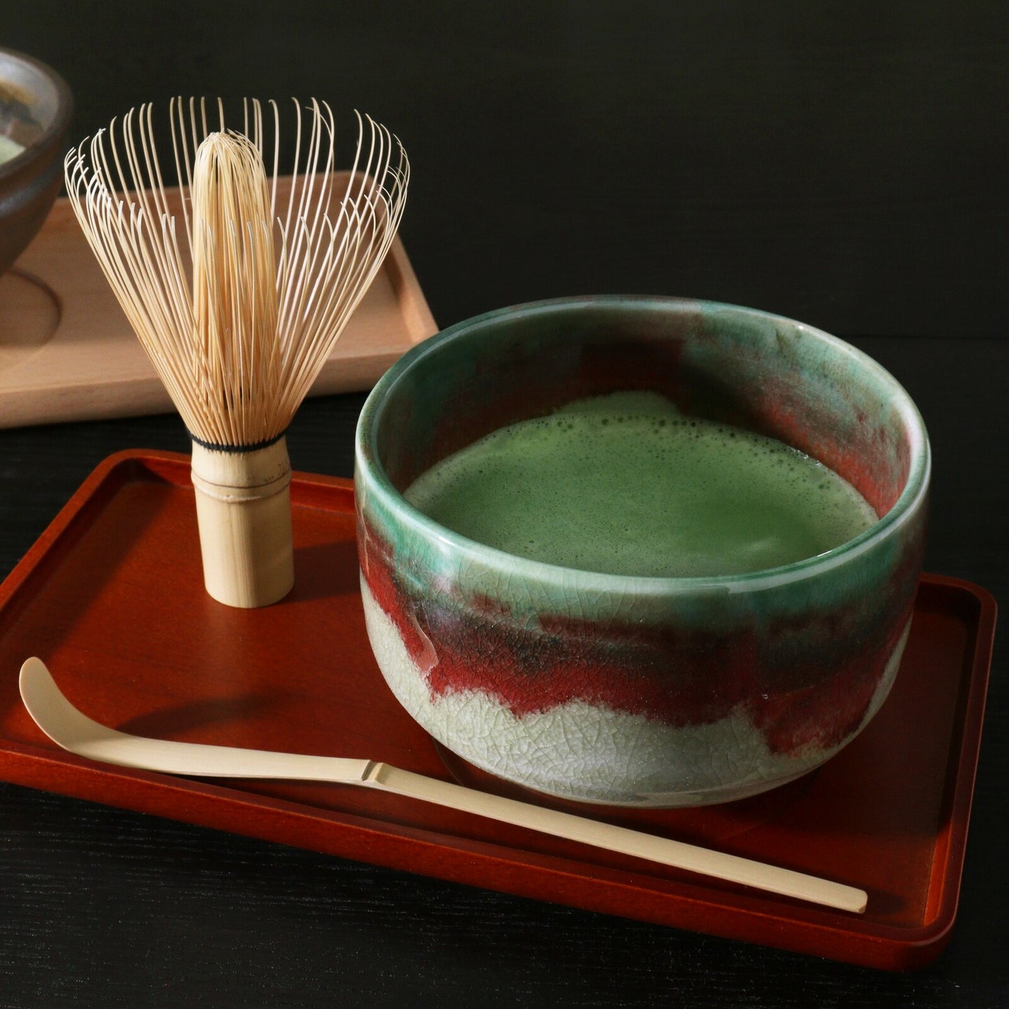 Matcha Cup - Green Brown