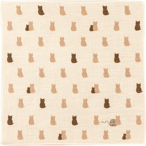 Hand Towel - Cat Brown