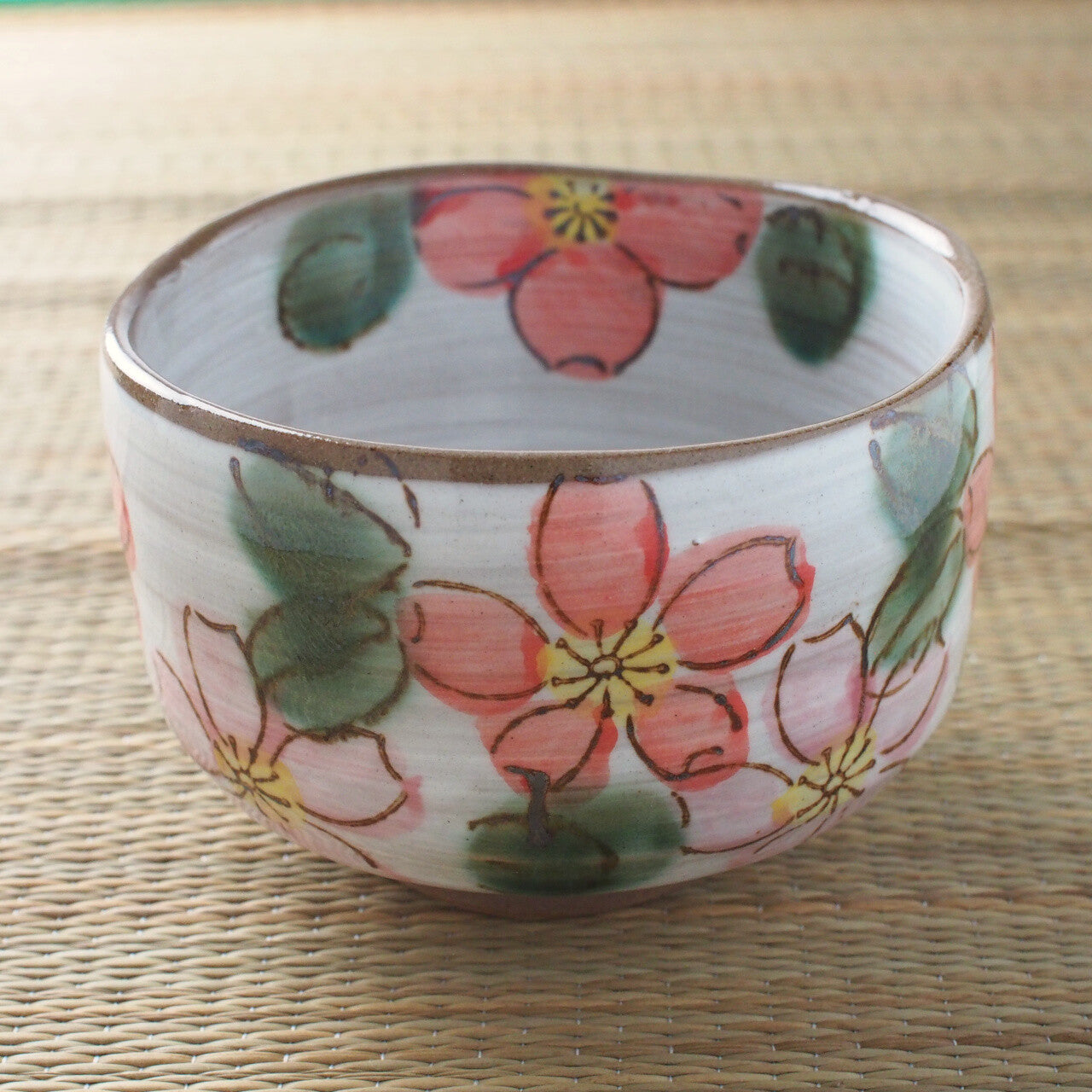 Matcha Cup - Sakura Fubuki Red