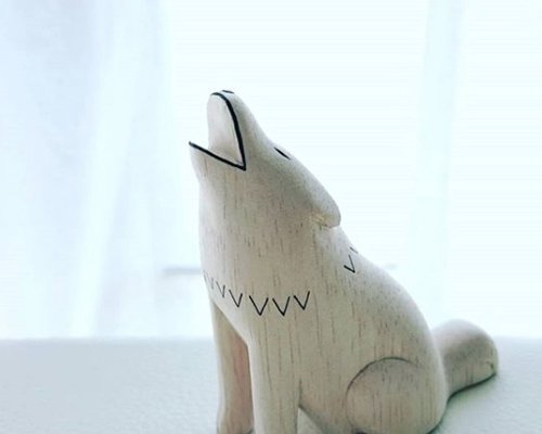 Wooden Animal - Wolf