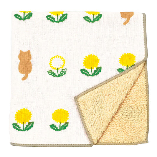 Hand Towel - Dandelion & Cat