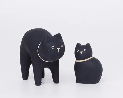 Wooden Animal - Black Cat (Baby)