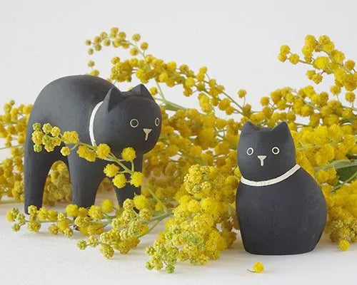 Wooden Animal - Black Cat (Baby)