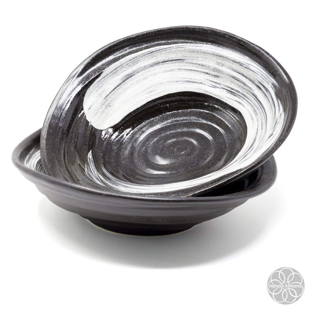 Bowl - Hakeme Black Oval