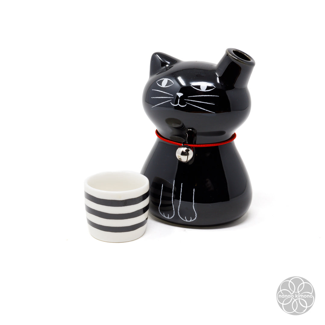 Sake Set - Black Cat