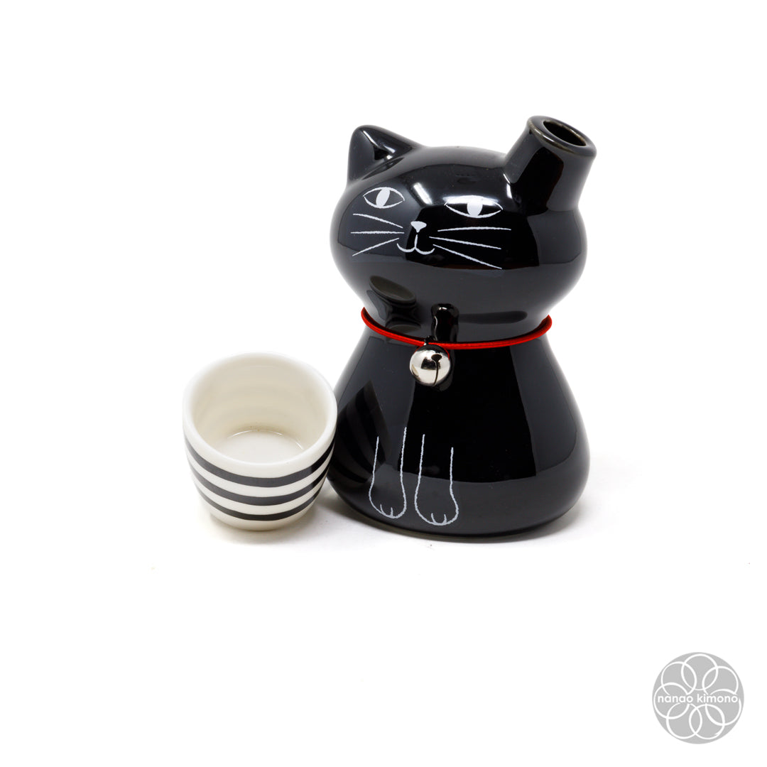 Sake Set - Black Cat