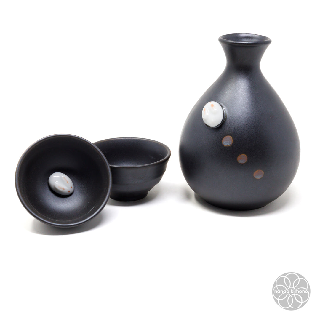 Sake Set - Rabbit Black