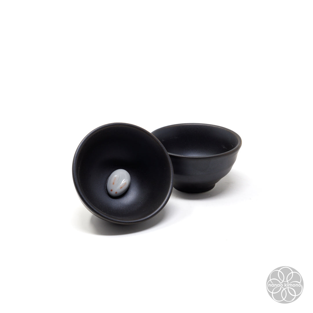 Sake Set - Rabbit Black