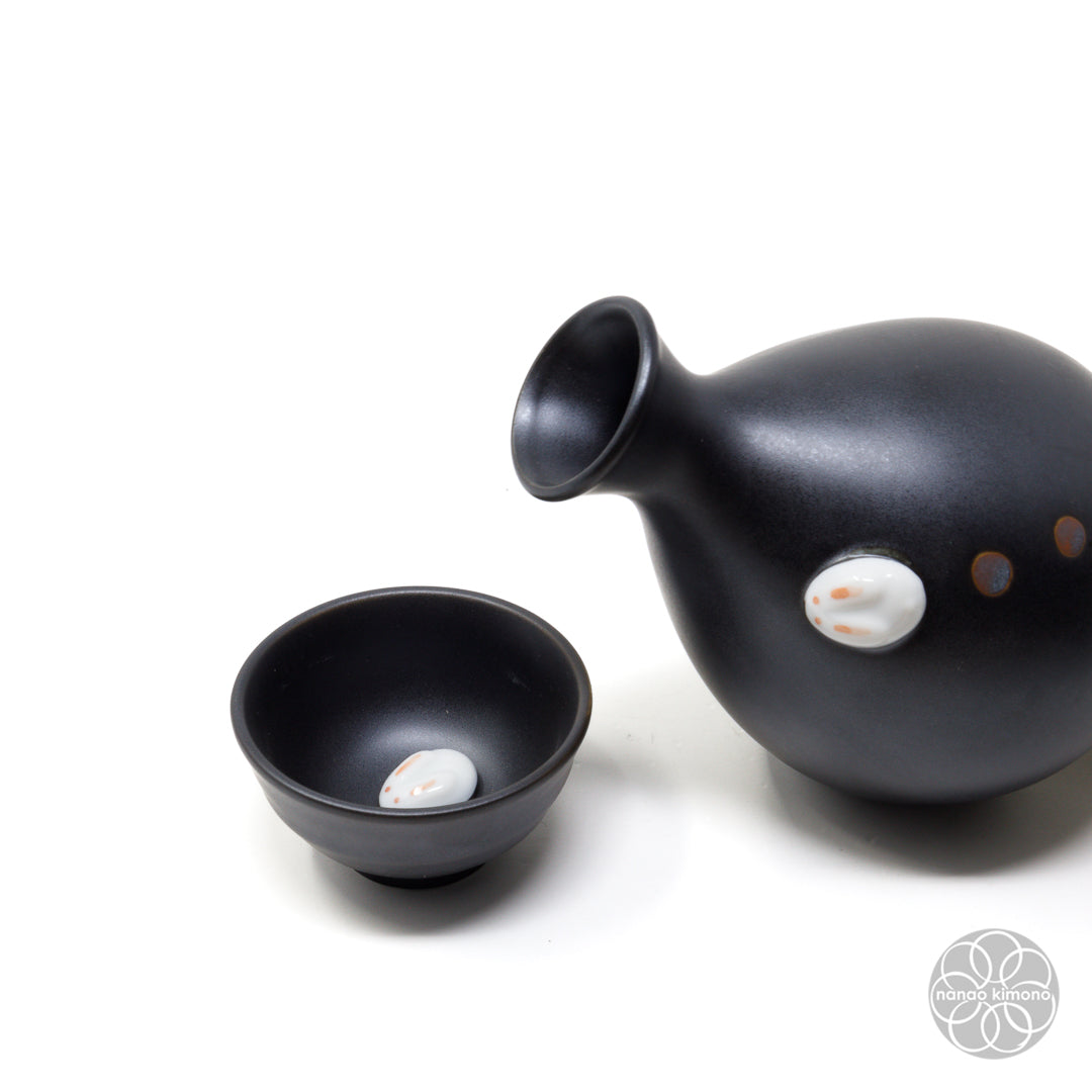 Sake Set - Rabbit Black