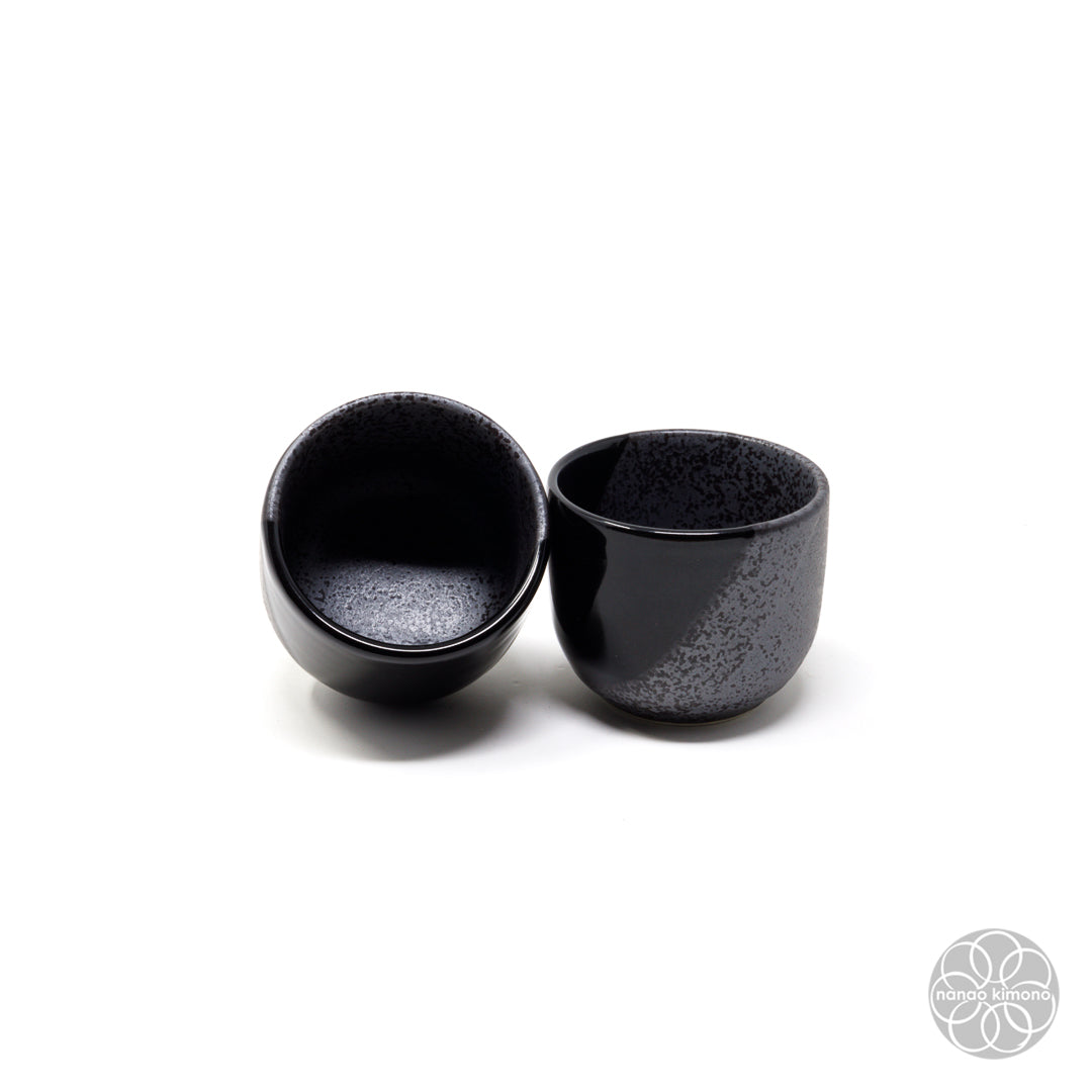 Sake Set- Black - Gray Matte