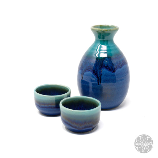 Sake Set - Namako Glass