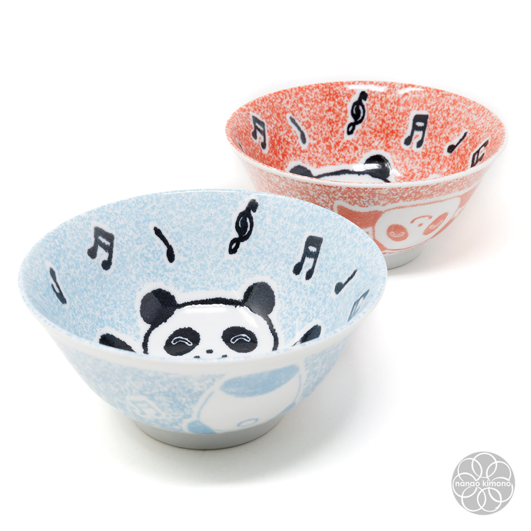 Bowl - Musical Panda Blue