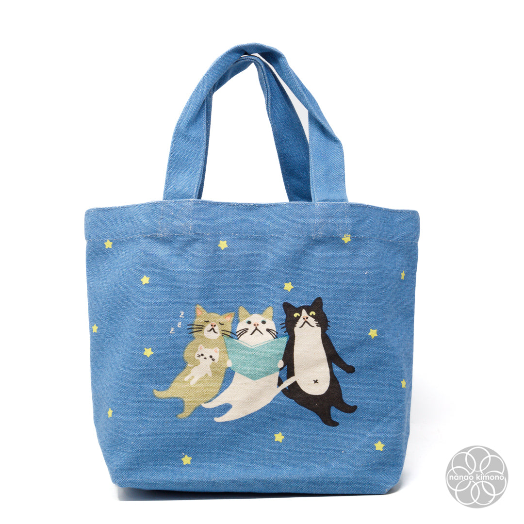 Tote Bag S - Cats in The Blue Sky