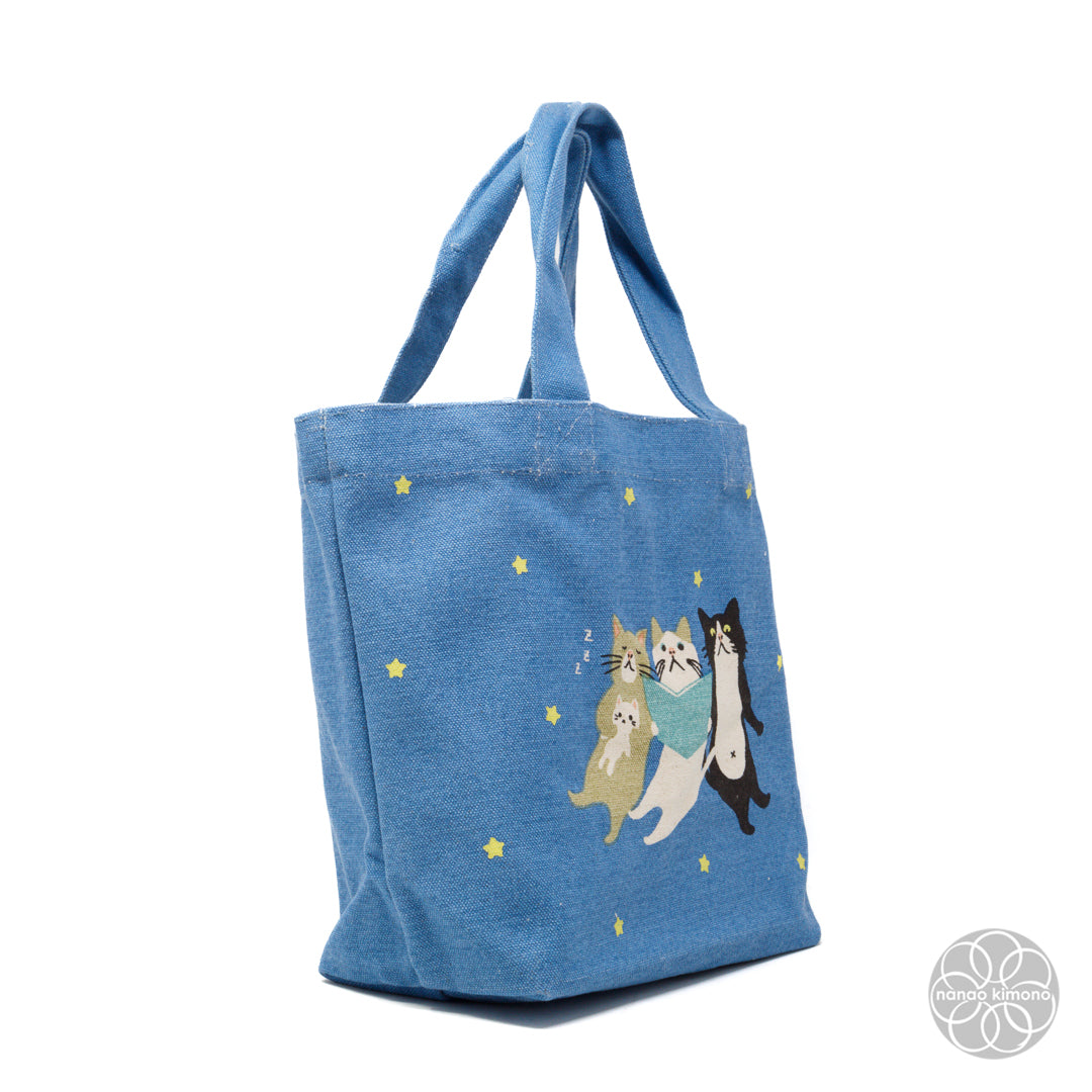 Tote Bag S - Cats in The Blue Sky