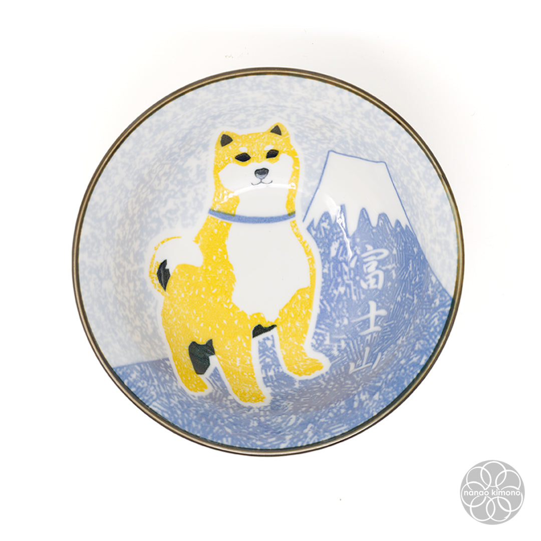 Bowl - Shiba Mt. Fuji Blue