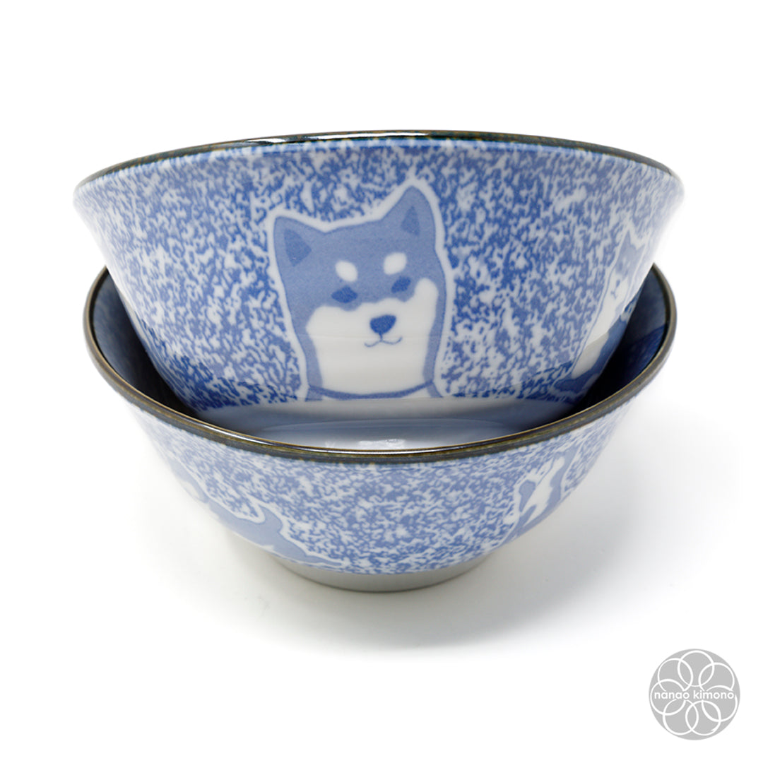 Bowl - Shiba Mt. Fuji Blue