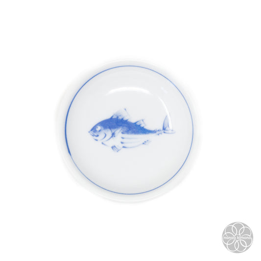 Soy Sauce Dish - Blue Fish