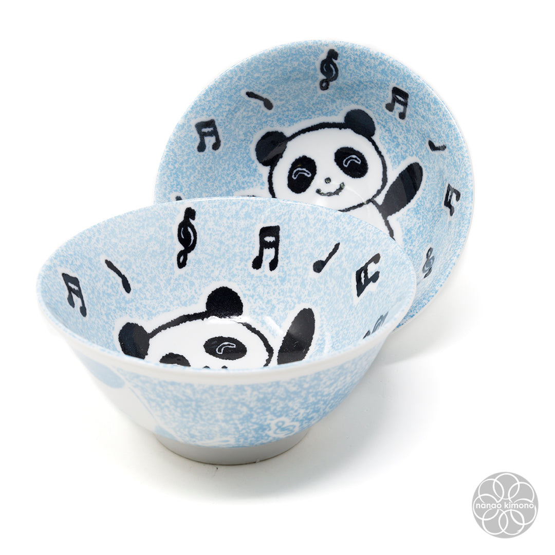 Bowl - Musical Panda Blue