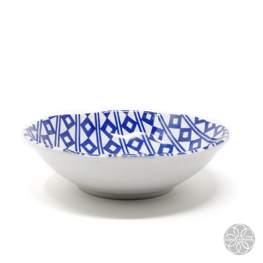 Bowls - Indigo Komon (Set of 5)