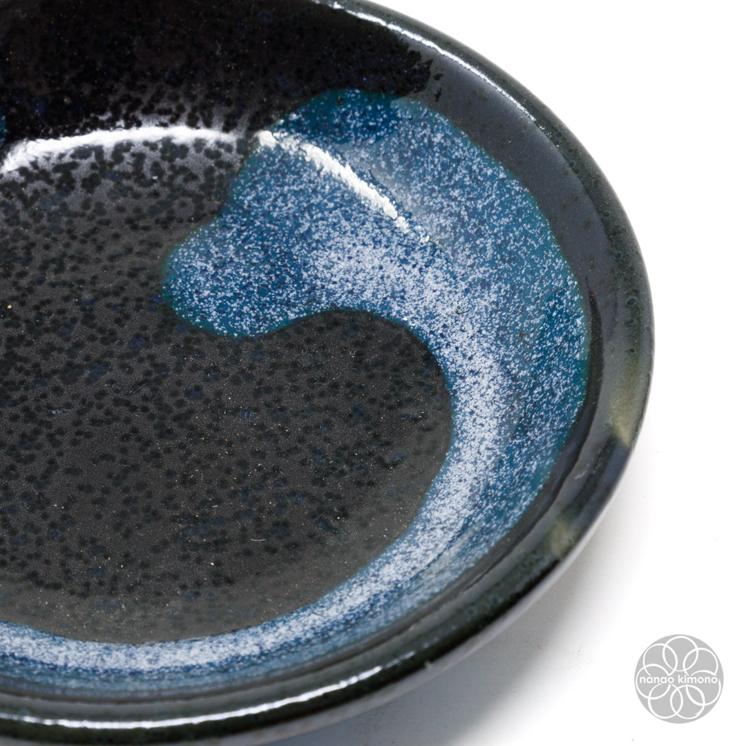 Soy Sauce Dish - Kuro Kessho Shiro Ryudama