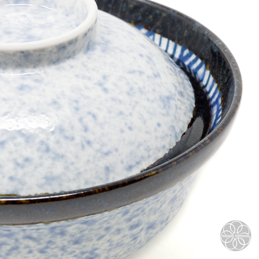 Donburi Bowl - Seigaiha with lid