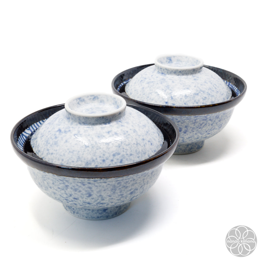 Donburi Bowl - Seigaiha with lid