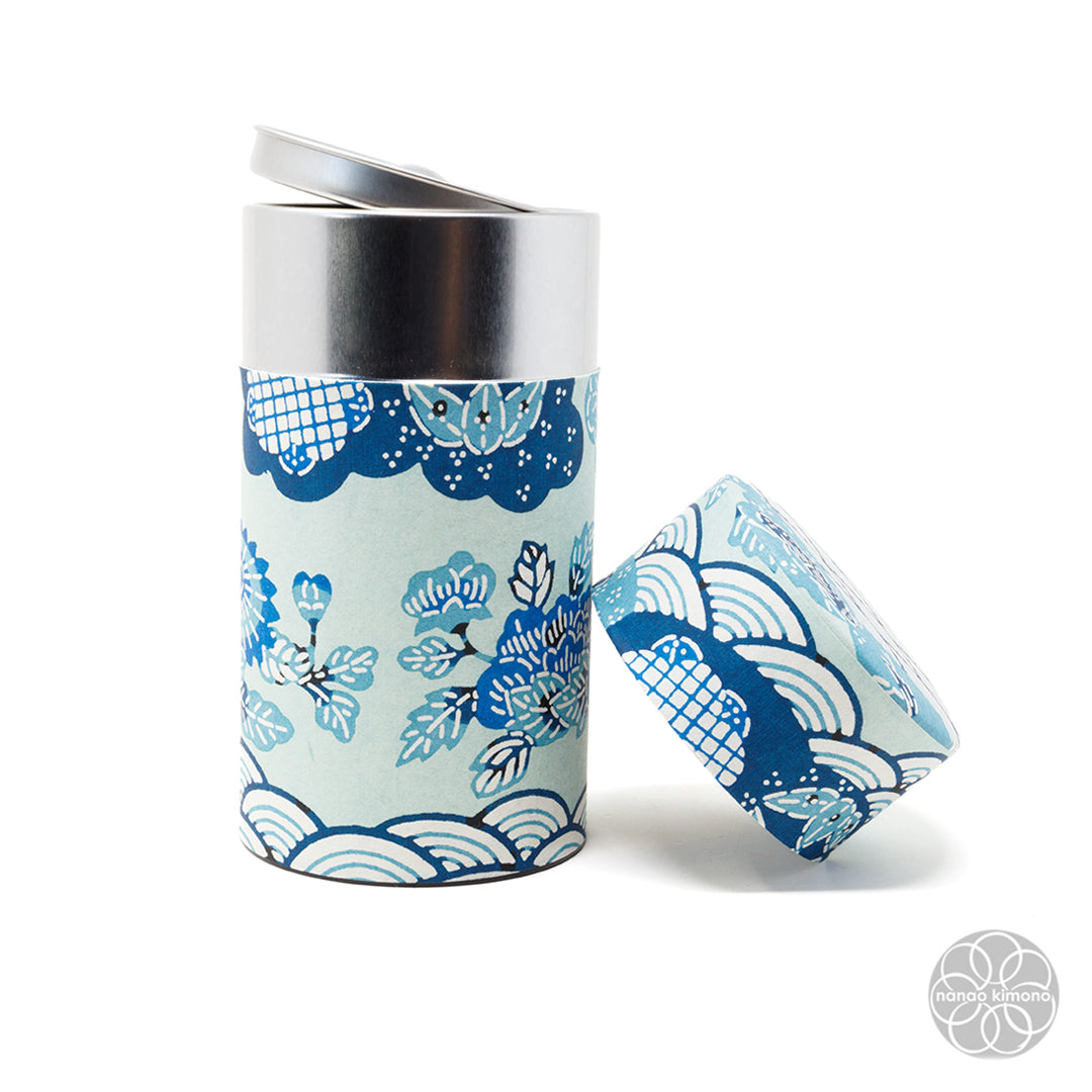 Tea Canister - Shiki Seigaiha