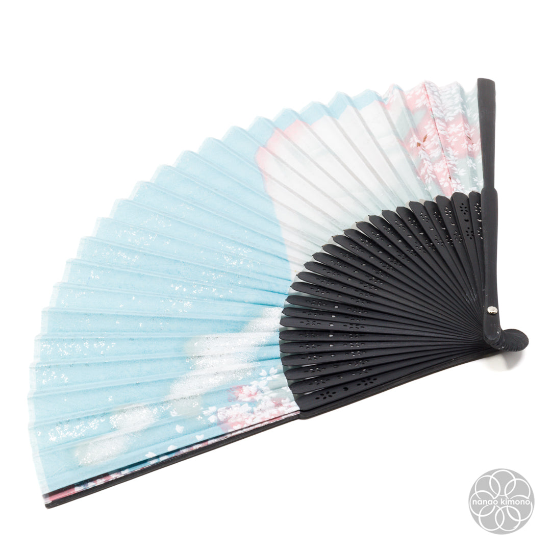 Japanese Foldable Fan - Fuji Sakura – nanao kimono