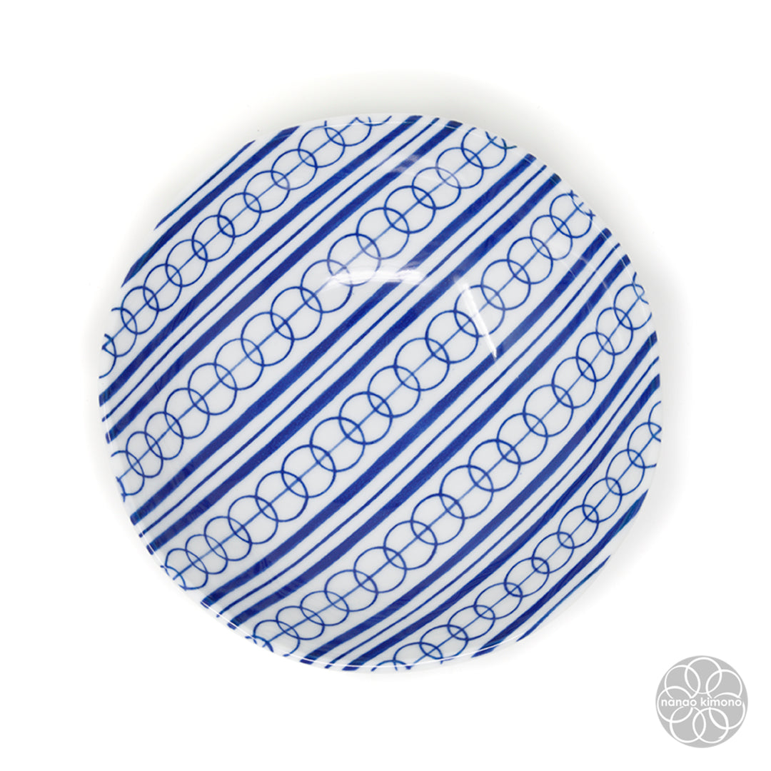 Bowls - Indigo Komon (Set of 5)