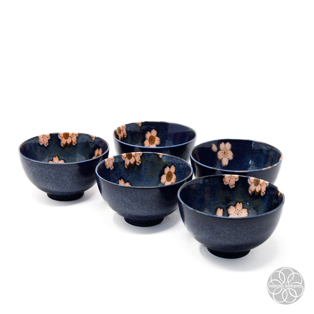 Rice Bowls - Sakura (Set of 5)