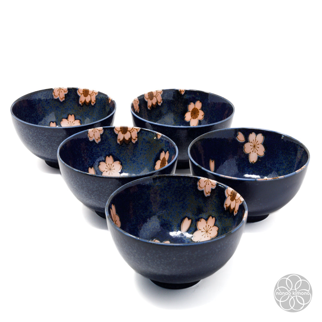 Rice Bowls - Sakura (Set of 5)