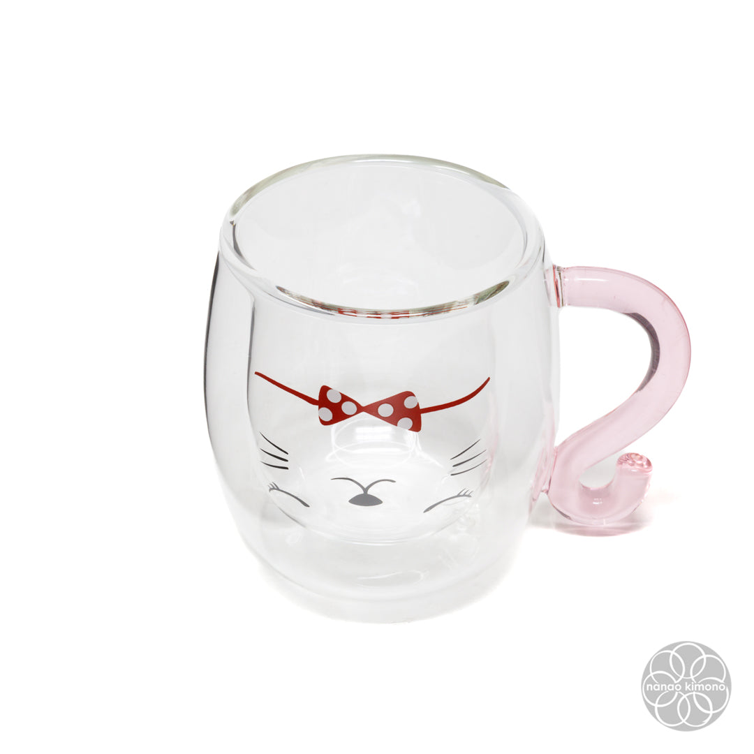 Mug - Double Glass Cat