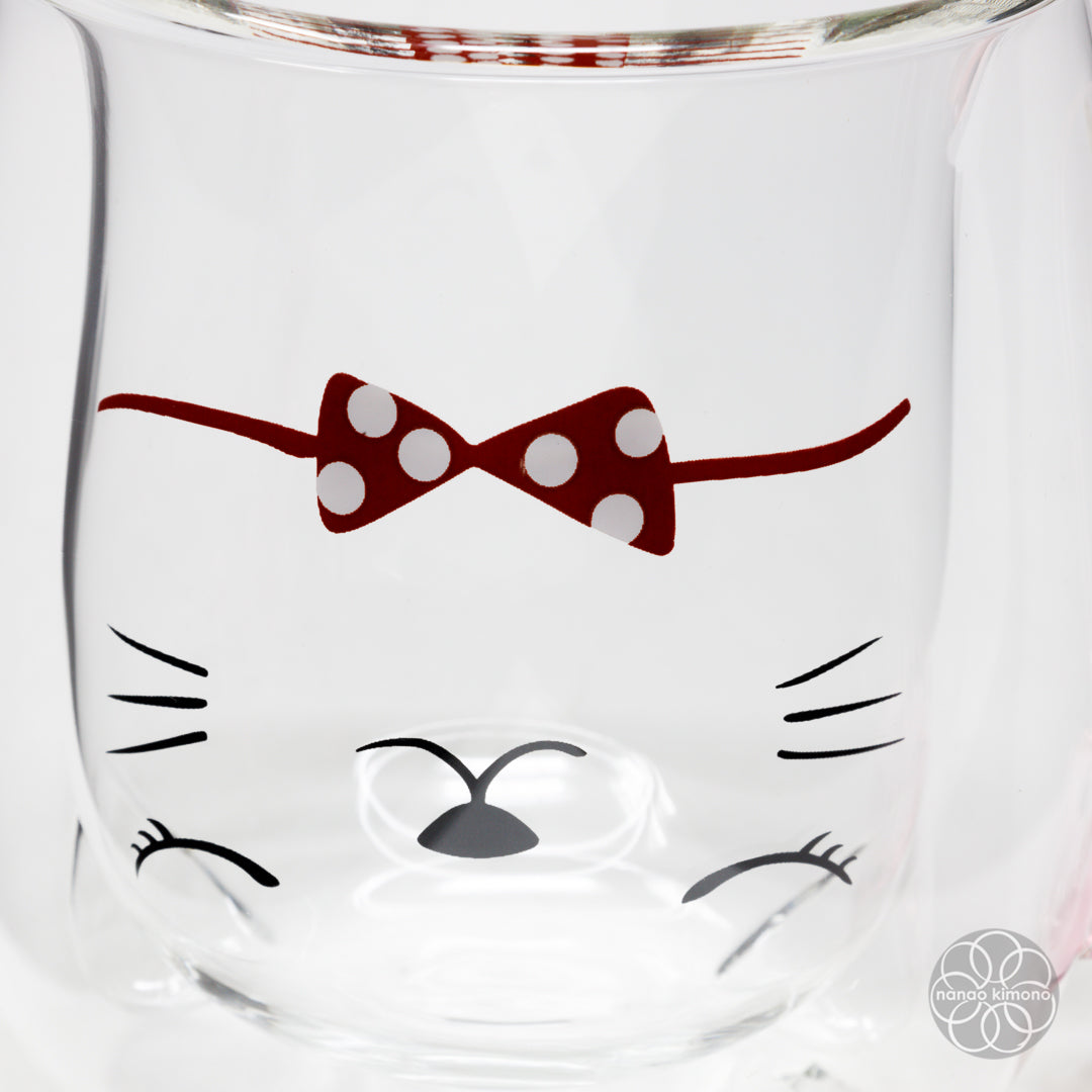 Mug - Double Glass Cat