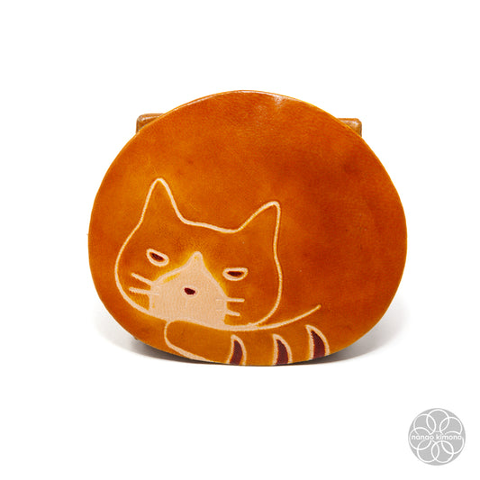 Coin Purse - Cat Brown