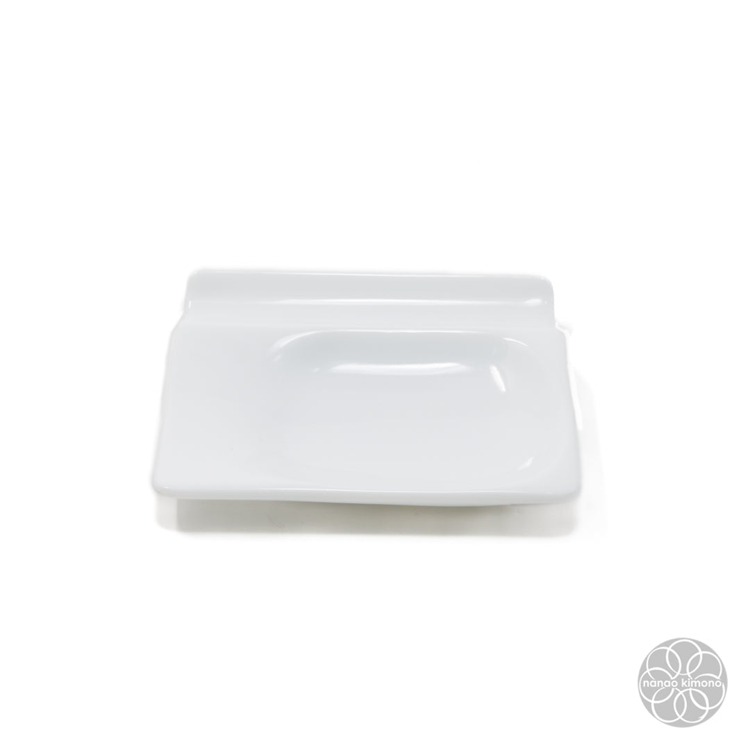 Soy Sauce Dish - Chopsticks Rest White