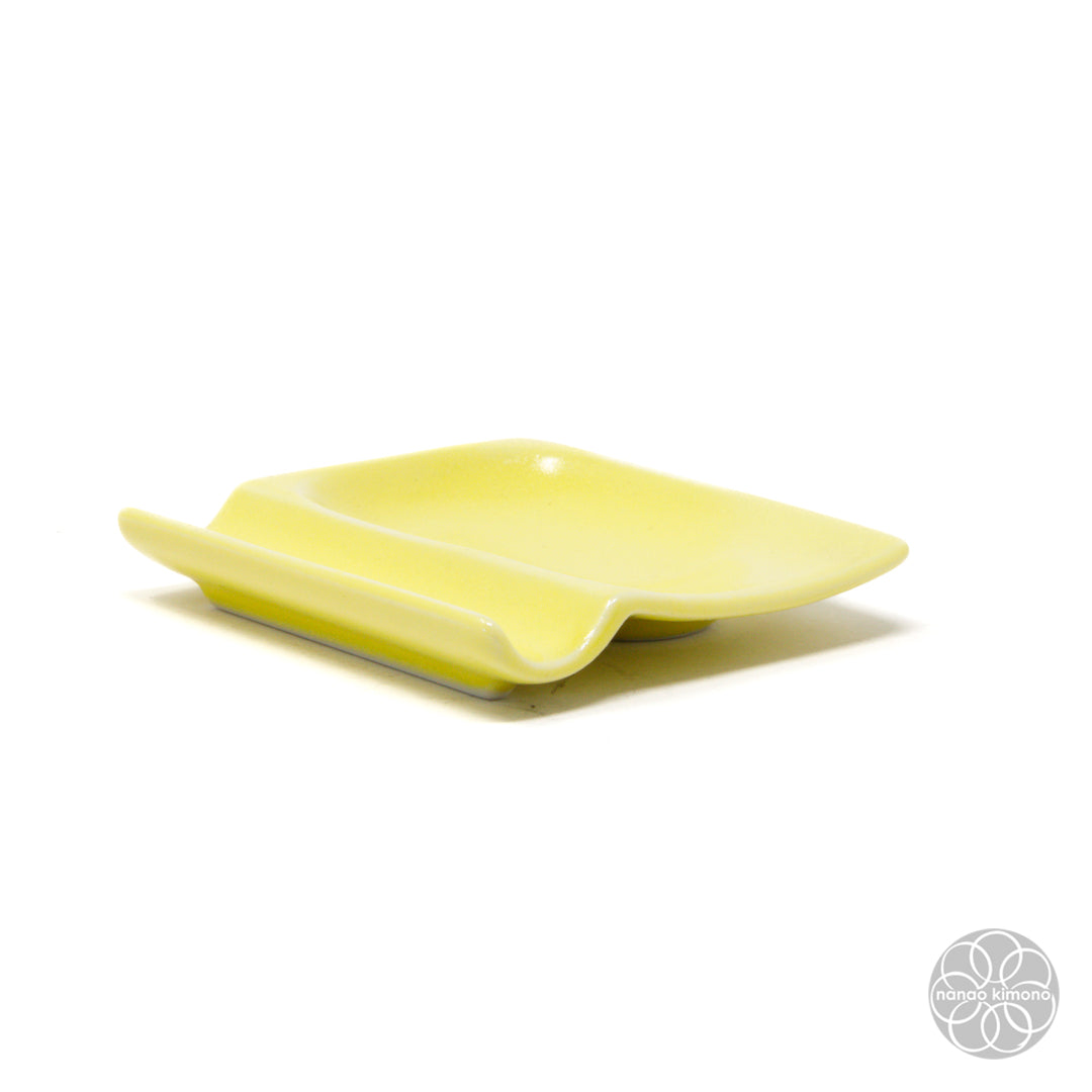 Soy Sauce Dish - Chopsticks Rest Yellow