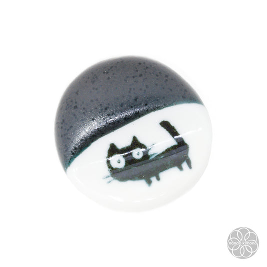 Chopstick Rest - Black Cat