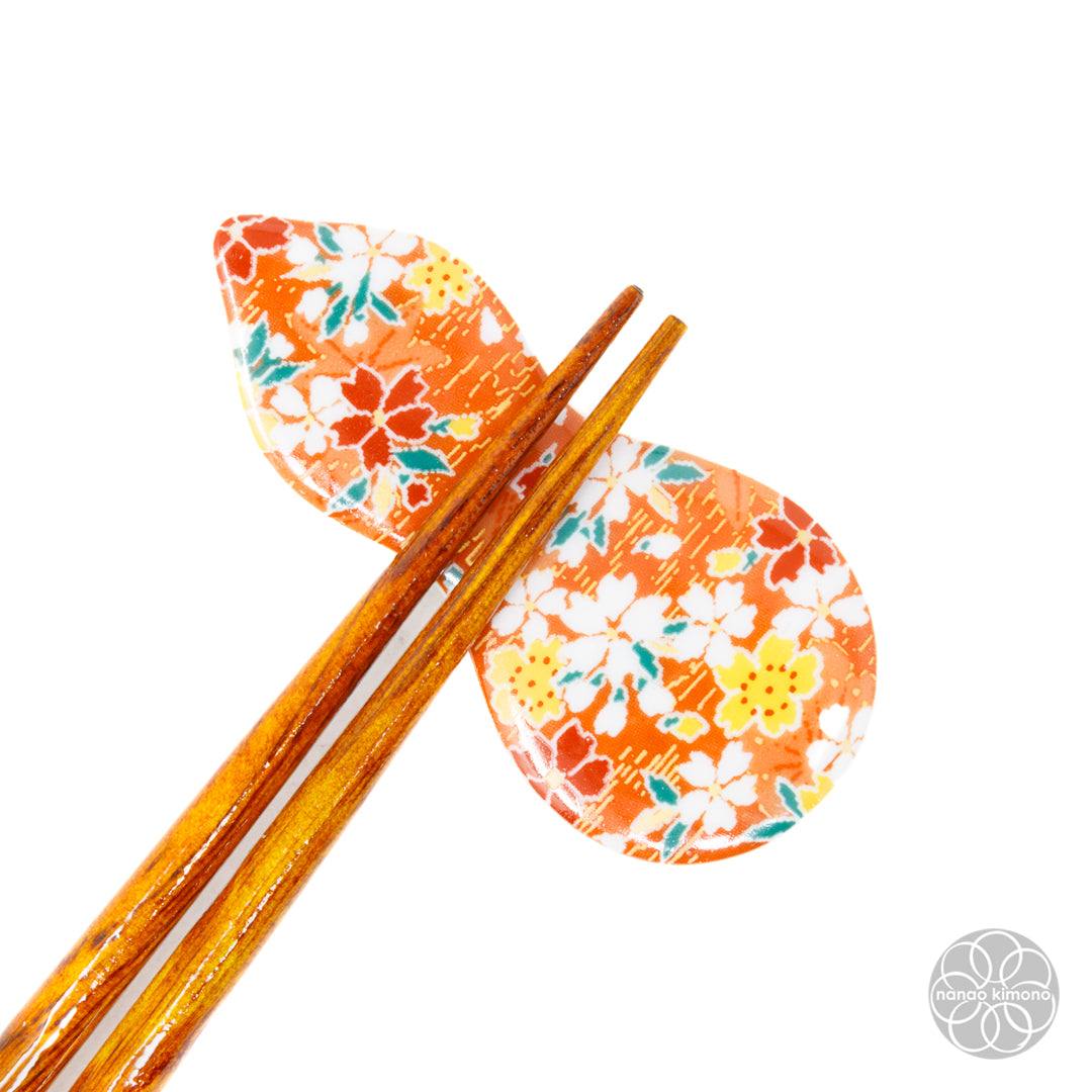 Chopstick Rest - Yūzen Hisago Orange