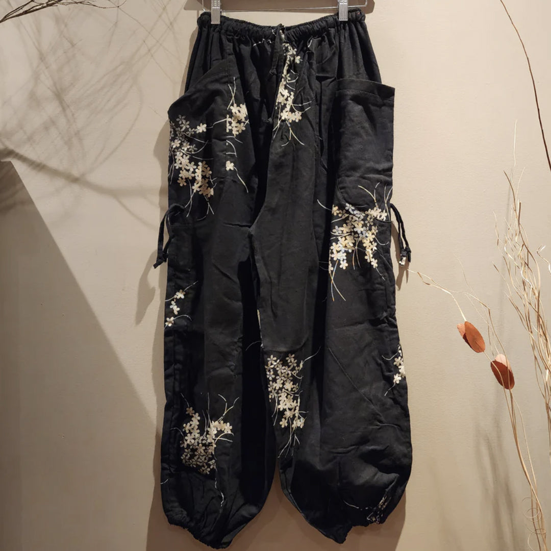 Comfy Pants - Black Fern