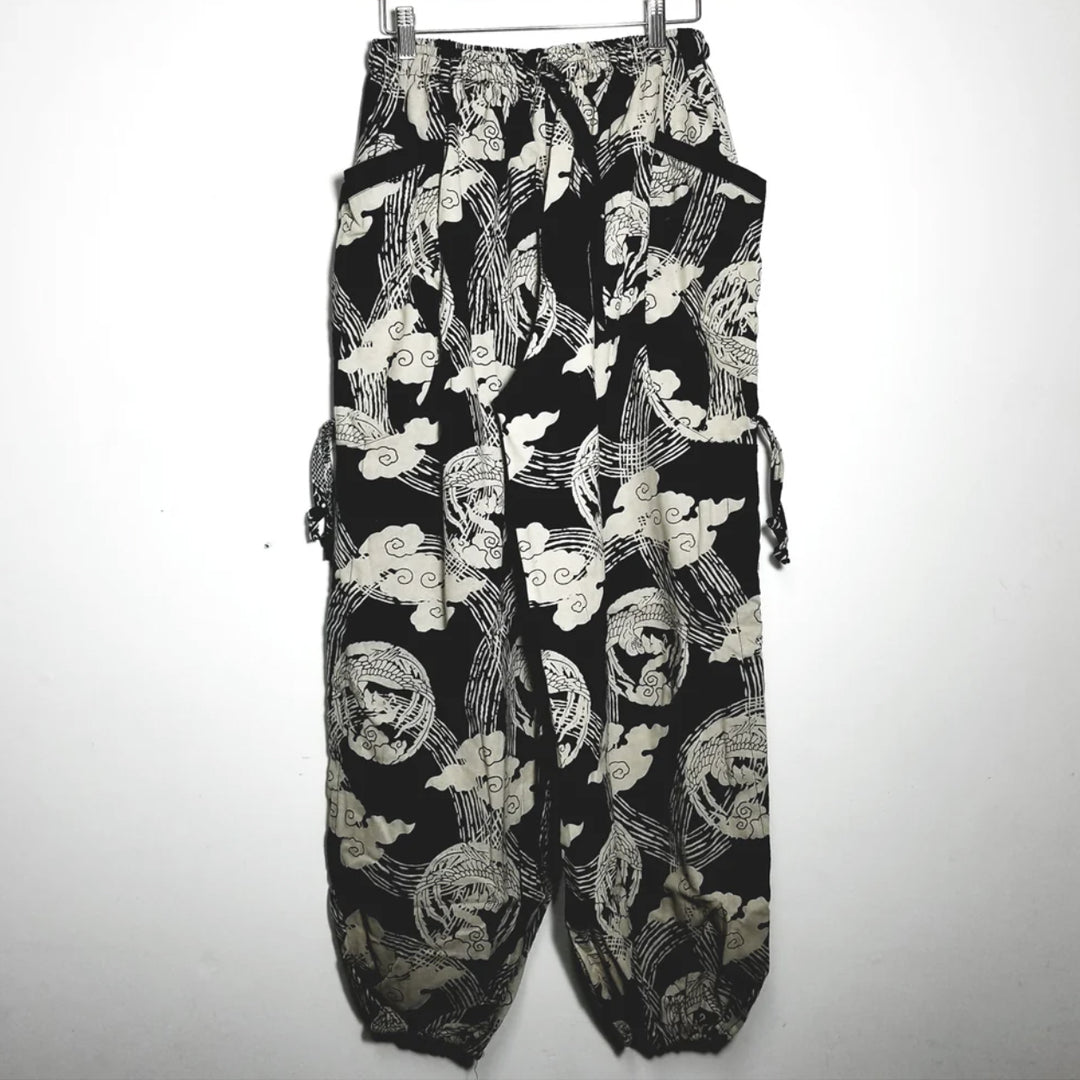 Comfy Pants - Black Fushichou Phoenix Cloud