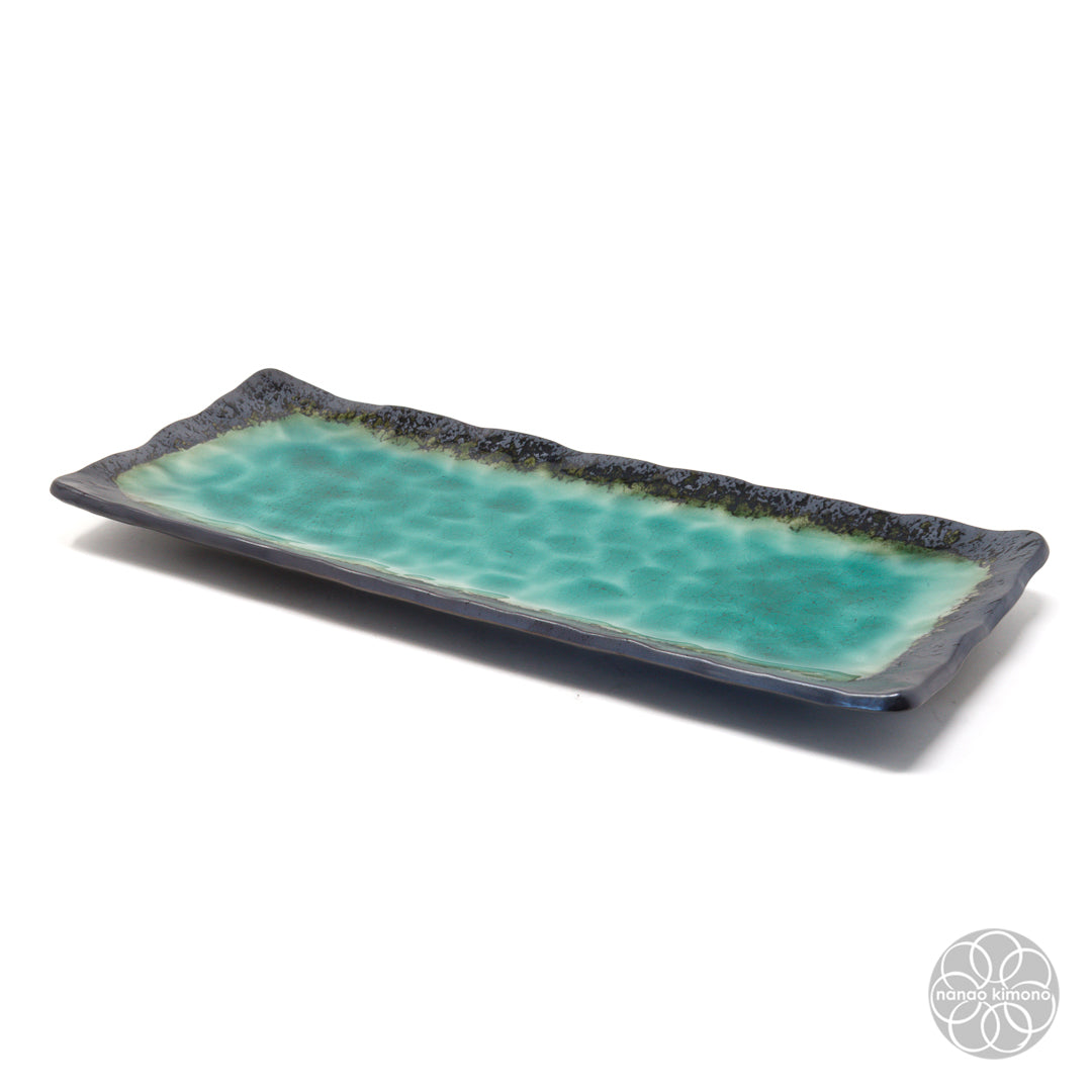 Plate - Emerald Green Long Rectangle