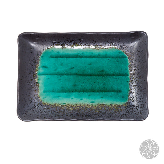 Plate - Emerald Green Rectangle