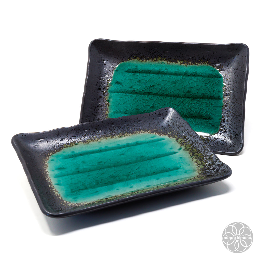 Plate - Emerald Green Rectangle